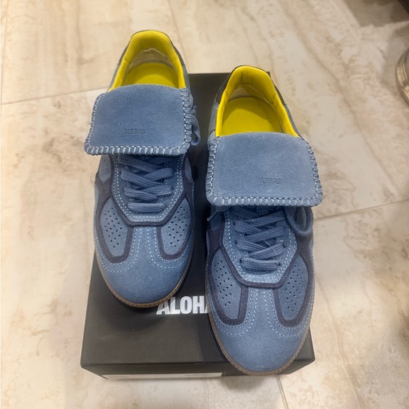 ALOHAS Club Suede Blue Sneakers